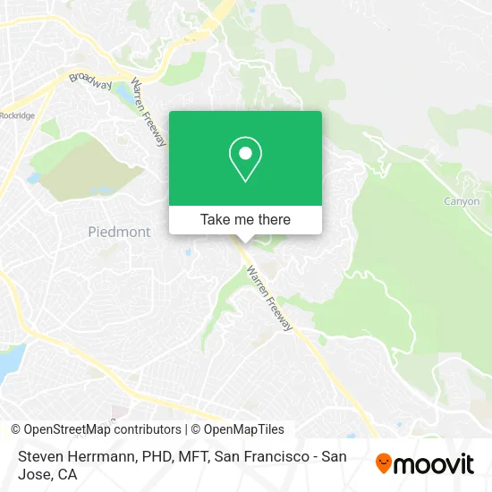 Mapa de Steven Herrmann, PHD, MFT