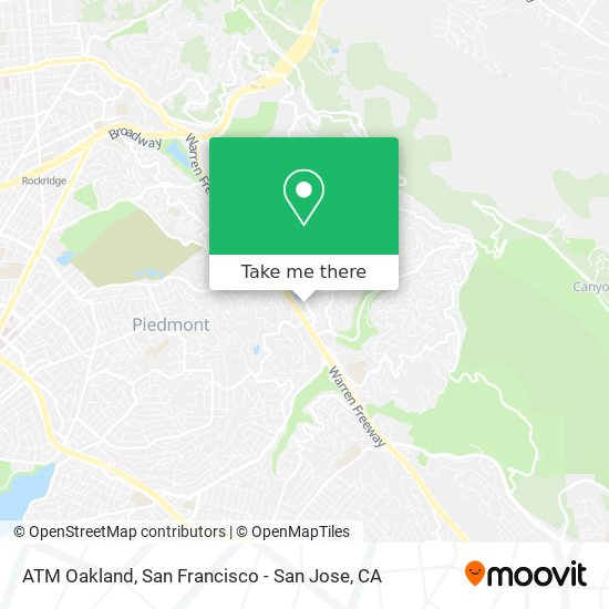 ATM Oakland map