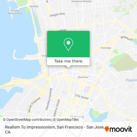 Mapa de Realism To Impressionism