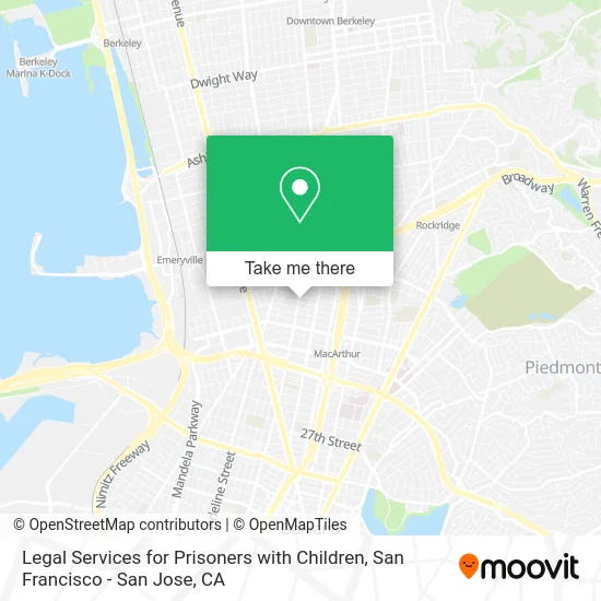 Legal Services for Prisoners with Children map