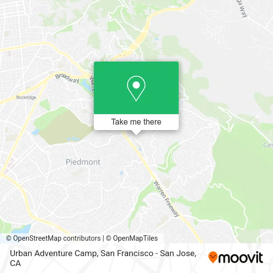Mapa de Urban Adventure Camp