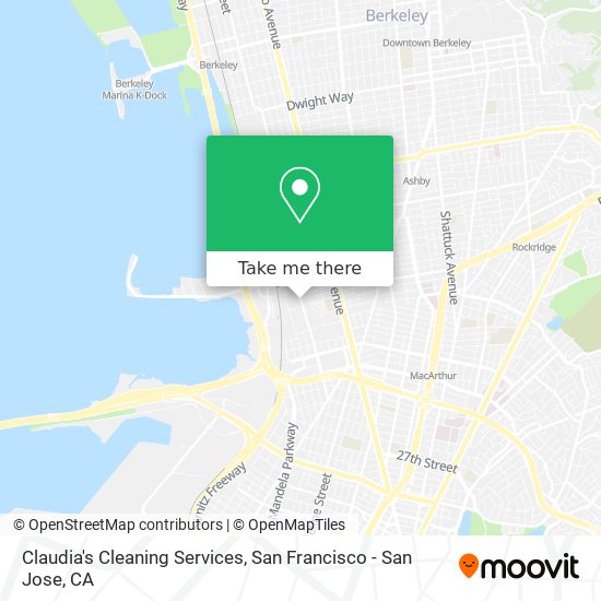 Claudia's Cleaning Services map