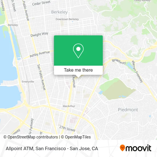 Allpoint ATM map
