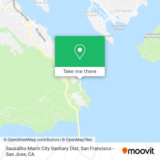 Mapa de Sausalito-Marin City Sanitary Dist