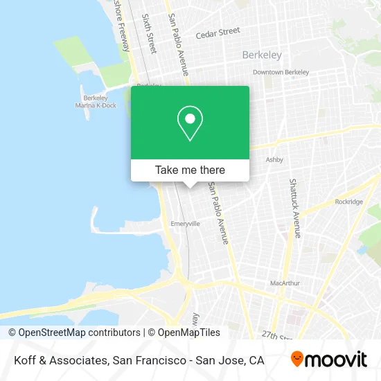 Mapa de Koff & Associates