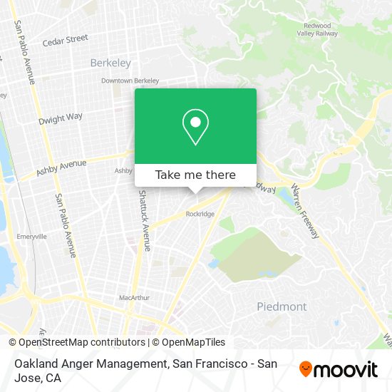 Oakland Anger Management map