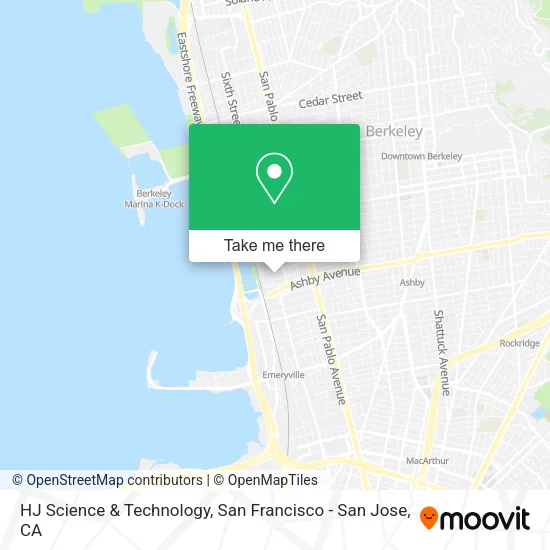 HJ Science & Technology map