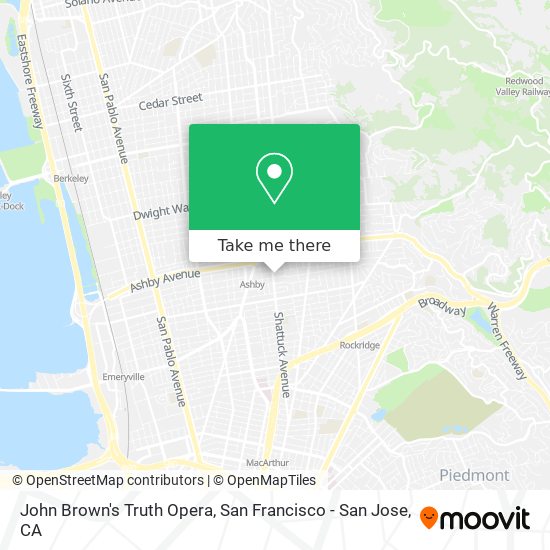 Mapa de John Brown's Truth Opera