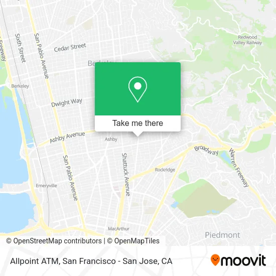 Allpoint ATM map