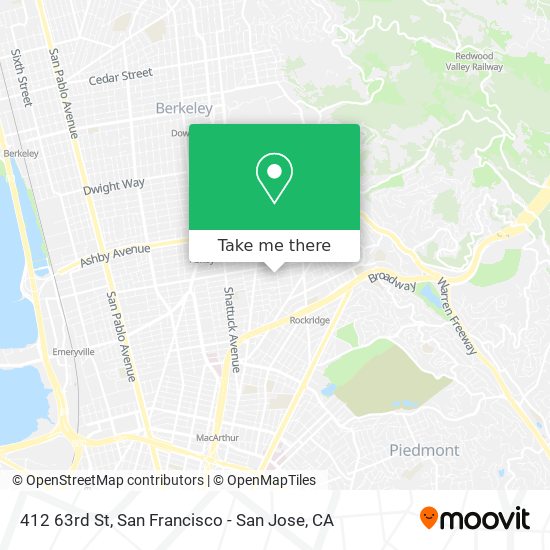 Mapa de 412 63rd St