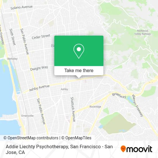 Mapa de Addie Liechty Psychotherapy