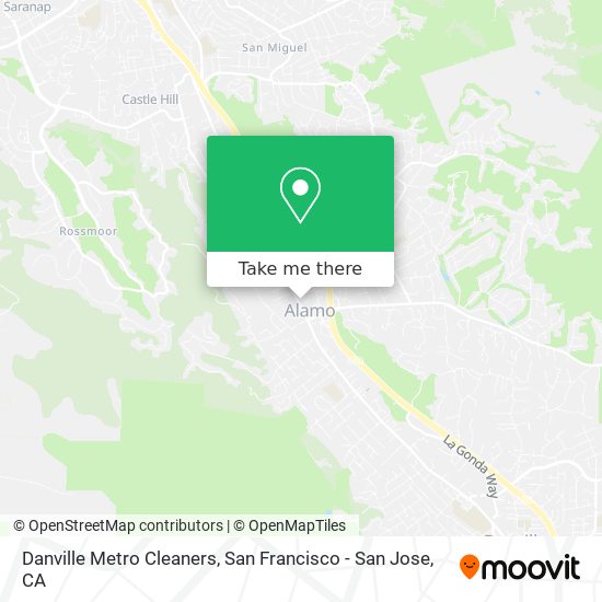 Danville Metro Cleaners map