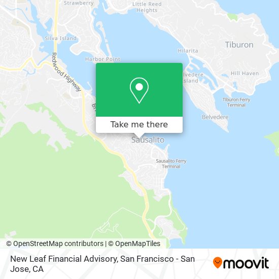 New Leaf Financial Advisory map