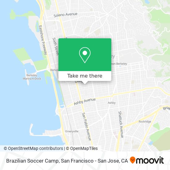 Brazilian Soccer Camp map