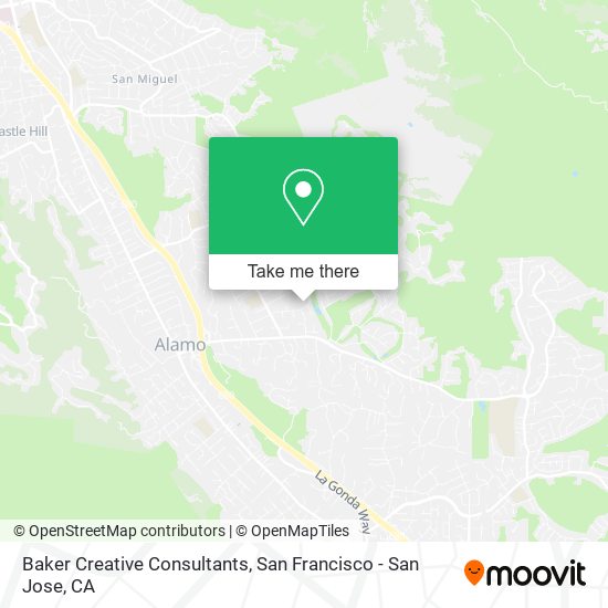 Baker Creative Consultants map