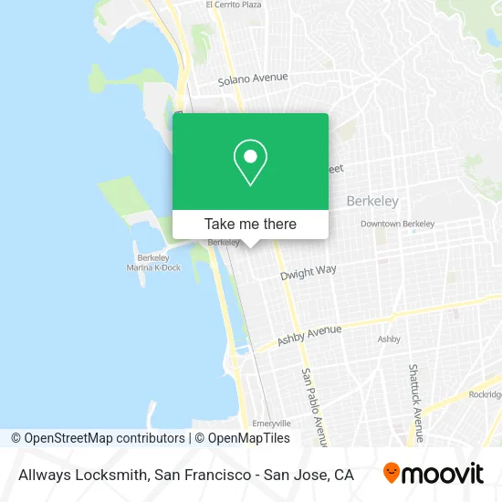 Allways Locksmith map