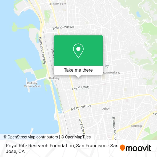 Mapa de Royal Rife Research Foundation