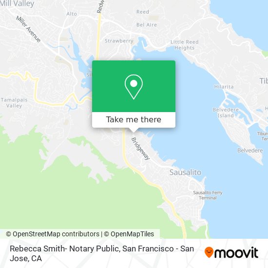 Rebecca Smith- Notary Public map