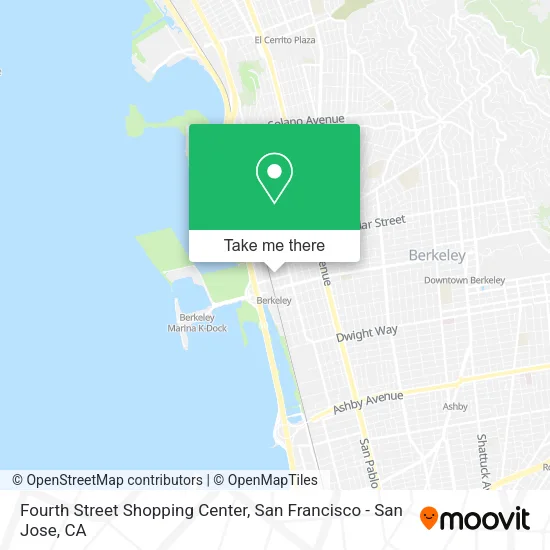 Fourth Street Shopping Center map