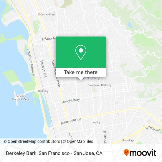 Mapa de Berkeley Bark