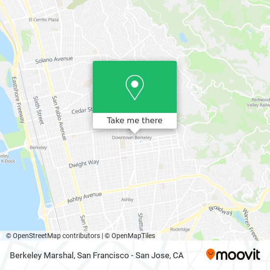 Mapa de Berkeley Marshal