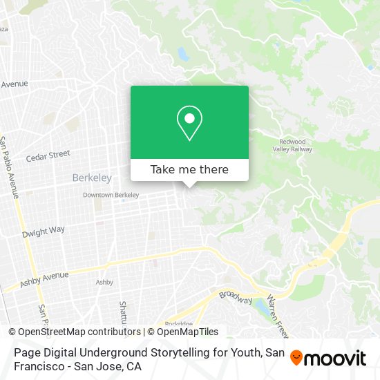 Page Digital Underground Storytelling for Youth map