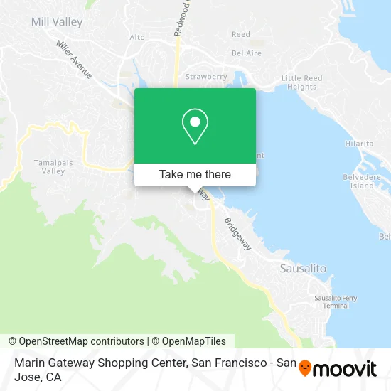 Mapa de Marin Gateway Shopping Center