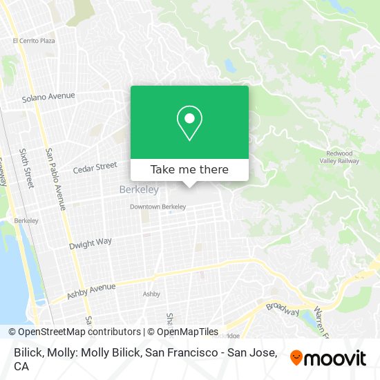 Bilick, Molly: Molly Bilick map