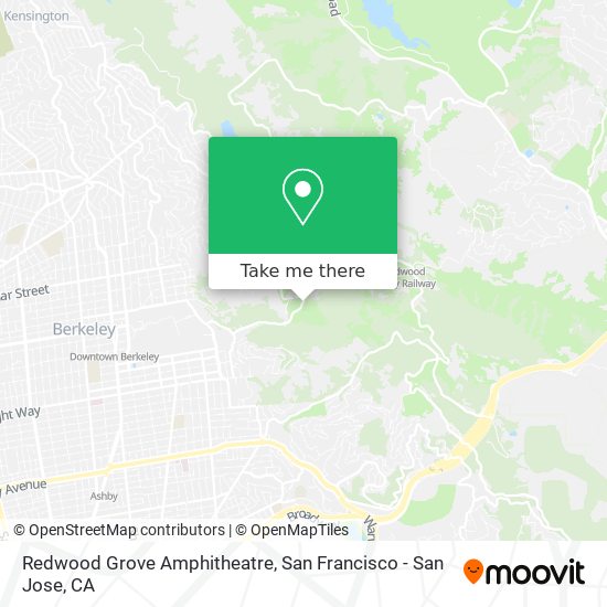 Mapa de Redwood Grove Amphitheatre