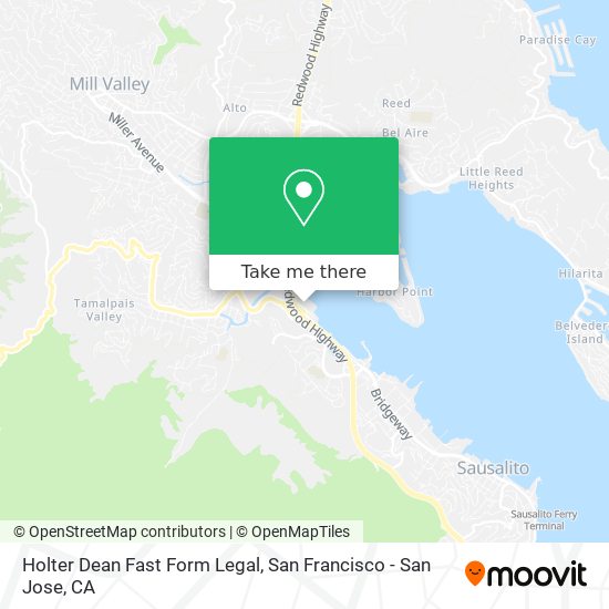 Holter Dean Fast Form Legal map