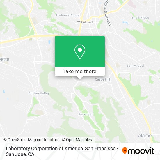 Mapa de Laboratory Corporation of America