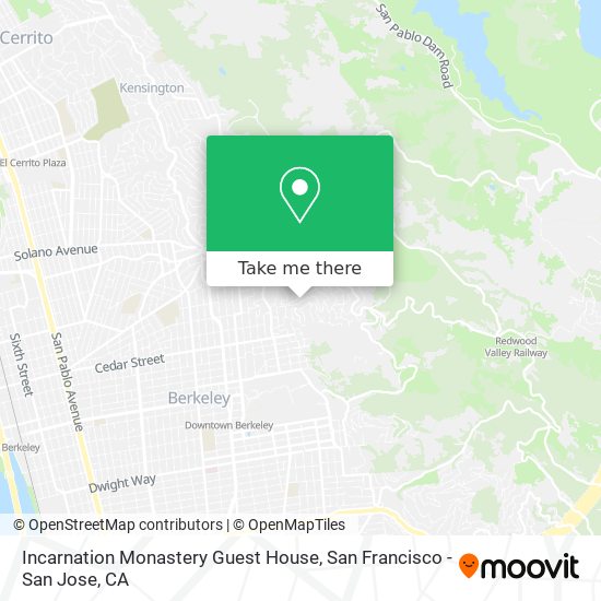 Incarnation Monastery Guest House map