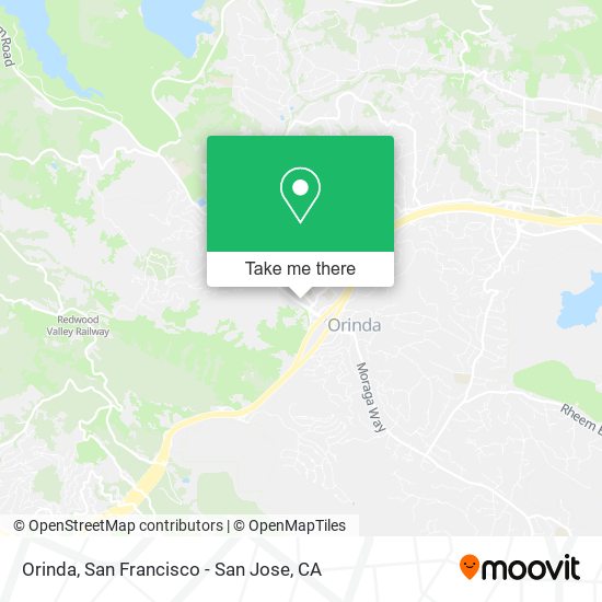 Orinda map