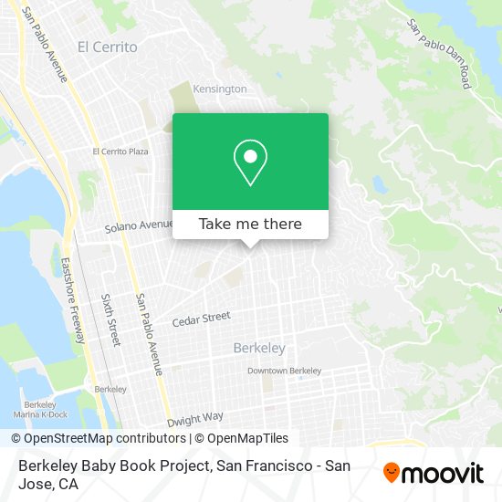 Mapa de Berkeley Baby Book Project
