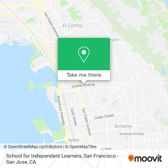 School for Independent Learners map