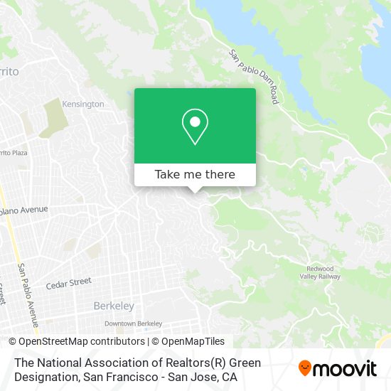 The National Association of Realtors(R) Green Designation map