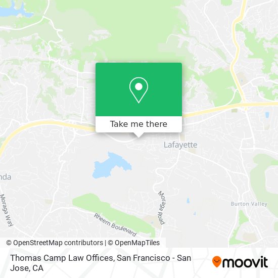 Mapa de Thomas Camp Law Offices