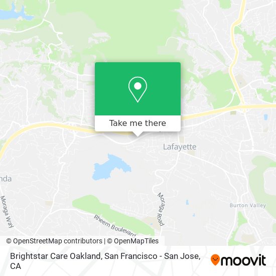 Mapa de Brightstar Care Oakland