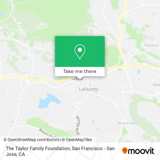 The Taylor Family Foundation map