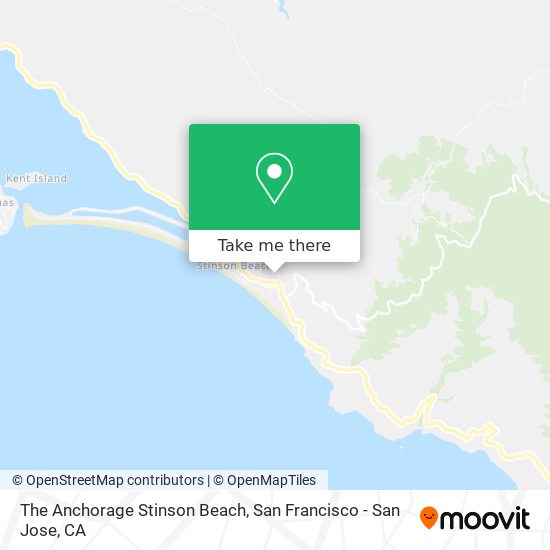 The Anchorage Stinson Beach map