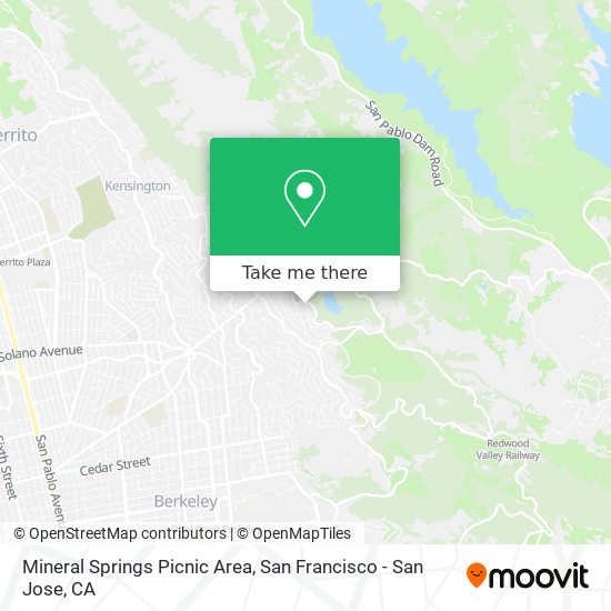 Mineral Springs Picnic Area map