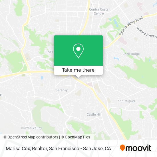 Mapa de Marisa Cox, Realtor