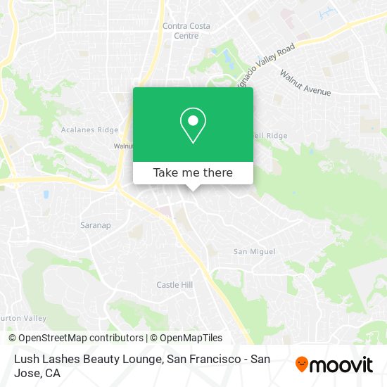 Mapa de Lush Lashes Beauty Lounge