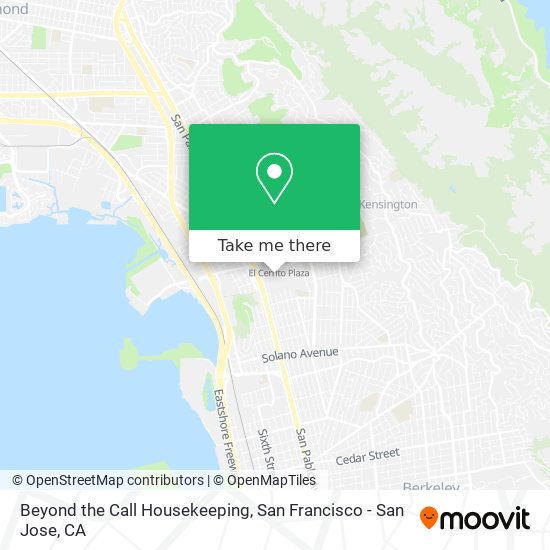 Beyond the Call Housekeeping map