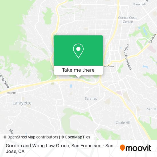 Gordon and Wong Law Group map