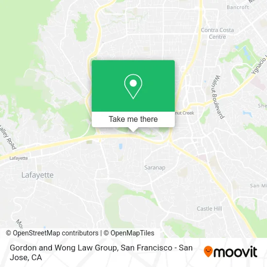 Mapa de Gordon and Wong Law Group
