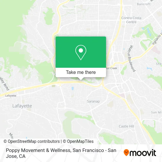 Poppy Movement & Wellness map