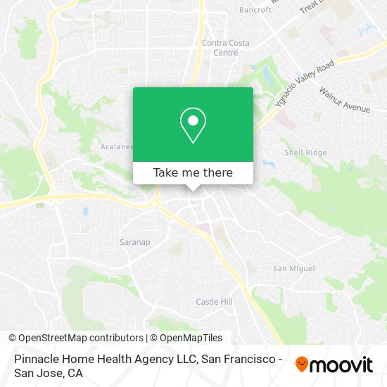 Mapa de Pinnacle Home Health Agency LLC