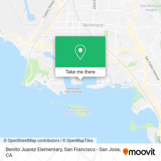 Benito Juarez Elementary map