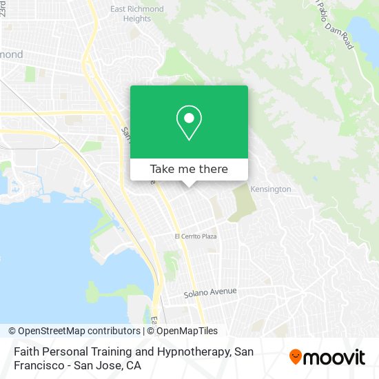 Faith Personal Training and Hypnotherapy map